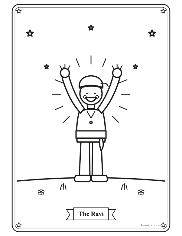 Printable coloring page: The ravi